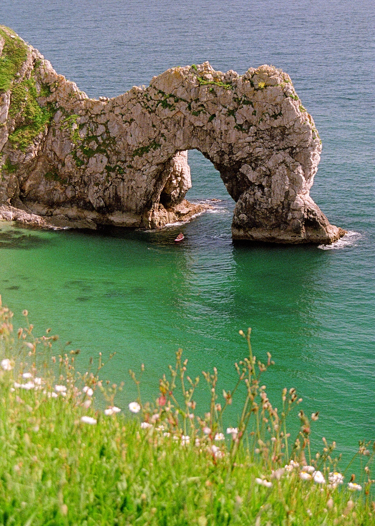 Close up of Durdle Door Print